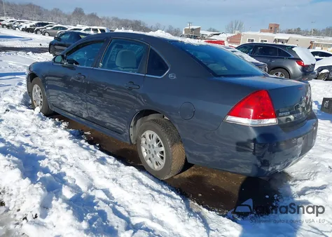 2009 Chevrolet Impala Police из США, поврежденный, VIN 2G1WS57MX91265058